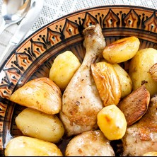 Сезон молодого Азербайджанского картофеля в ресторане "Али Баба"